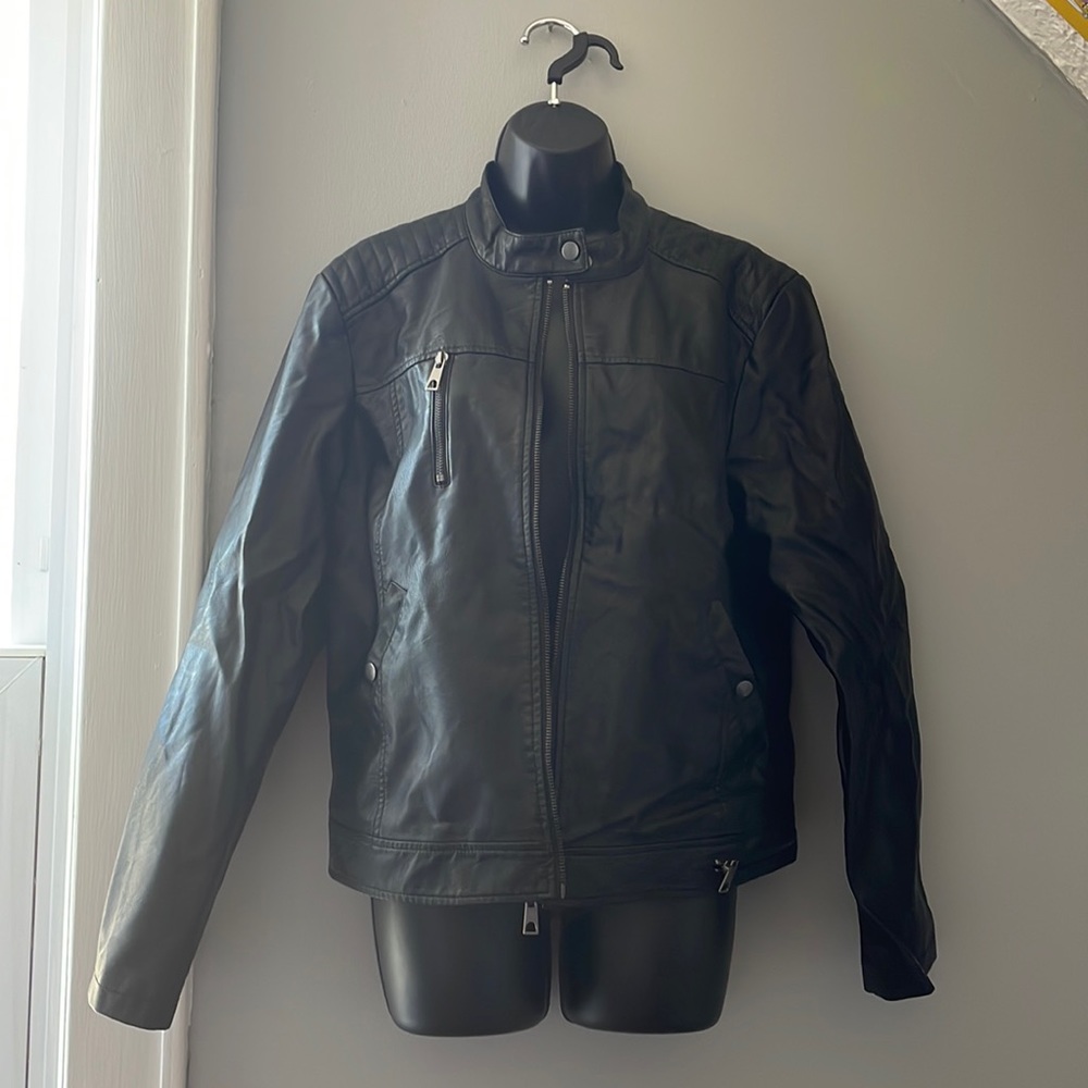 Faux Leather Jacket NWT